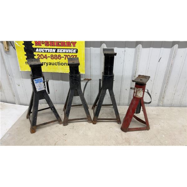 Four Jack Stands