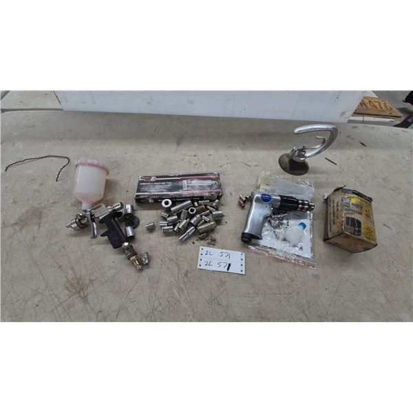 K-D Tools 2990067 Windshield Removing Tool, Spray Gun, Socket Assortment