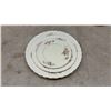 Image 15 : Grindley CreamPetal Floral Dinnerware Set with Gold Trim, England, 48 Pieces