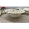 Image 5 : Grindley CreamPetal Floral Dinnerware Set with Gold Trim, England, 48 Pieces