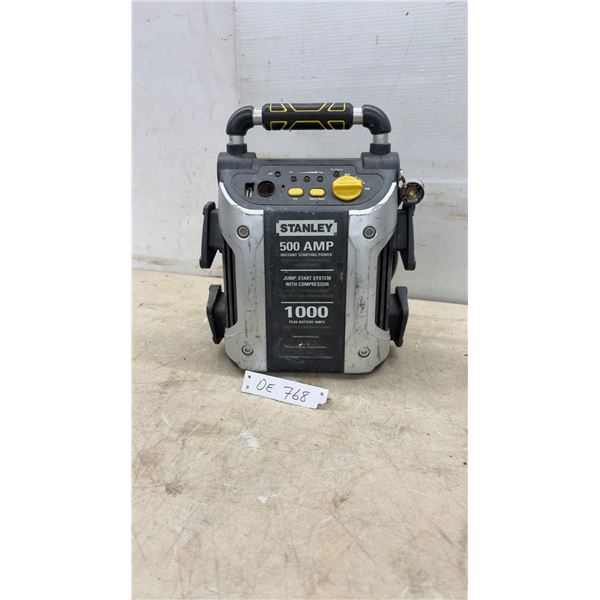 Stanley J5C09 500 Amp Jump-Start System with Compressor and 1000 Peak Battery Amps