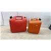 Image 2 : Two Plastic Gasoline Containers