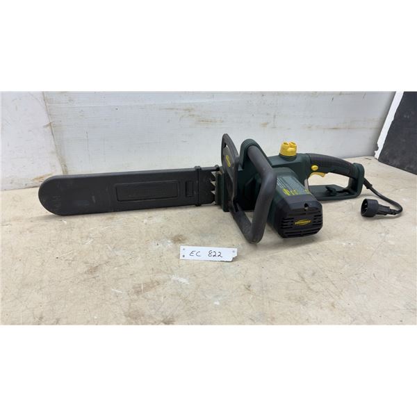Yardworks Electric Chainsaw, Model 054-5703-0, 120V, 60Hz, 12A with Guide Bar Cover