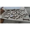 Image 1 : Large Assortment of Antique Wrenches, Pliers, Saw Set Tool, Pipe Wrenches and More in Crate