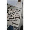 Image 6 : Large Assortment of Antique Wrenches, Pliers, Saw Set Tool, Pipe Wrenches and More in Crate