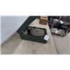 Image 2 : Vintage 1920s-1930s Portable Wind-Up Gramophone with Green Carrying Case, 78 RPM