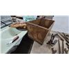 Image 3 : Vintage Eatmor Cranberries Wooden Crate with Antique Hand Tools, Brace Drills, Hammers