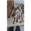 Image 4 : Vintage Eatmor Cranberries Wooden Crate with Antique Hand Tools, Brace Drills, Hammers