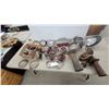 Image 1 : Vintage Automotive Lighting Lot Including 1959 Cadillac Tail Lights, Headlights, Horns