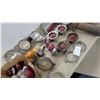 Image 5 : Vintage Automotive Lighting Lot Including 1959 Cadillac Tail Lights, Headlights, Horns