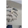 Image 4 : Collection of Approximately 16 Vintage Die-Cast Metal Western-Style Toy Cap Gun Revolvers