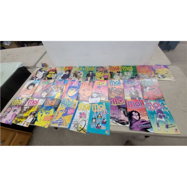 28 Mai the Psychic Girl Eclipse Comics Manga Lot by Kazuya Kudo and Ryoichi Ikegami, Issues 1-24