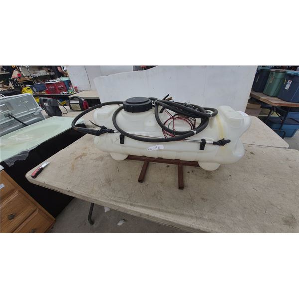 ATV/UTV Mounted Spot Sprayer with White Plastic Tank, Spray Wand and Delavan SmartFlo 12 VDC Pump