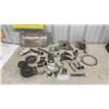 Image 1 : Vintage Auto Parts Lot: Glass, Side Mirrors, Window Winders