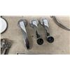 Image 4 : Vintage Auto Parts Lot: Glass, Side Mirrors, Window Winders