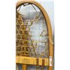 Image 6 : Two Pairs of Vintage Snowshoes: Faber and Rebaf, Made in Canada, with Leather Bindings