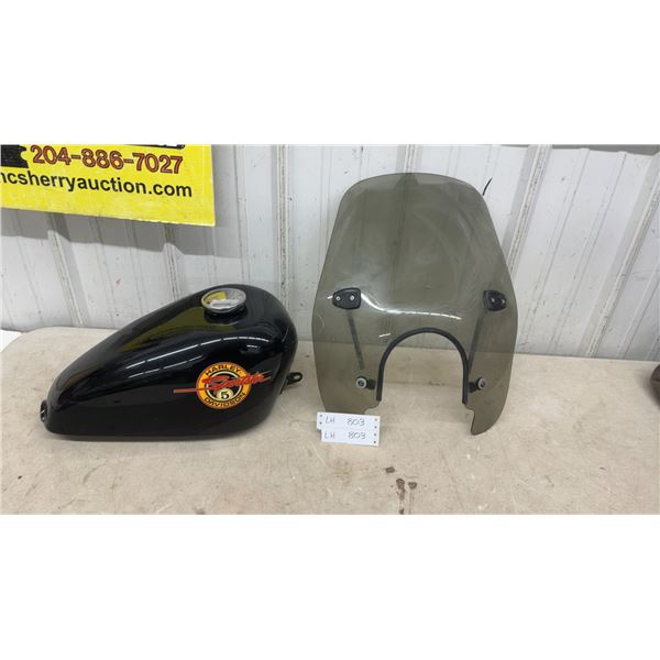 Harley-Davidson Sportster Fuel Tank and Windshield