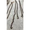 Image 7 : Pail of Chains with Hooks, Approx 7 Chains, Longest is 16ft