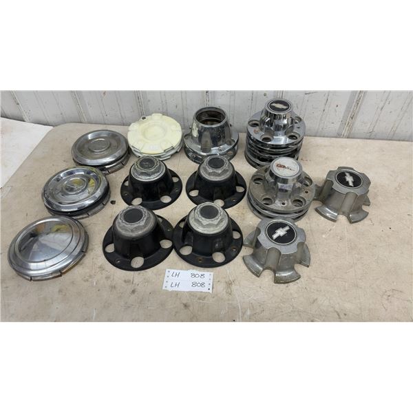 Collection of GMC and Chevy Centre Caps
