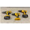 Image 1 : DeWalt 18V Cordless Drills, 1/2” Hammerdrill, 1/2” Drill/Driver, 2 Batteries