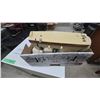 Image 5 : Vintage Singer Stylist Sewing Machine with Foot Pedal and Accessories with Sewing Cabinet