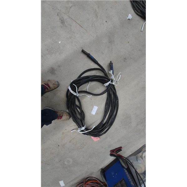 Heavy-Duty Welding Cable with Blue Quick-Disconnect Connectors, 49'