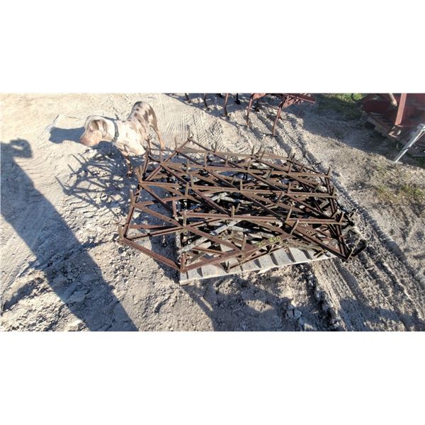 7 Sections of Diamond Harrows, Farm Tillage Implement