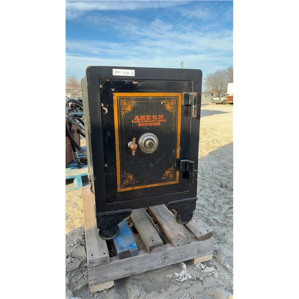 Ahern Safe Company Limited Vintage Montreal Safe with Yale Combination Lock and Casters