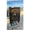 Image 1 : Ahern Safe Company Limited Vintage Montreal Safe with Yale Combination Lock and Casters
