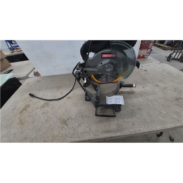 Craftsman Compound Miter Saw with Dust Bag and Laser Guide