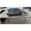 Image 2 : Pair of Black Folding Metal Utility Loading Ramps for ATV, UTV, Dirt Bike, or Lawnmower