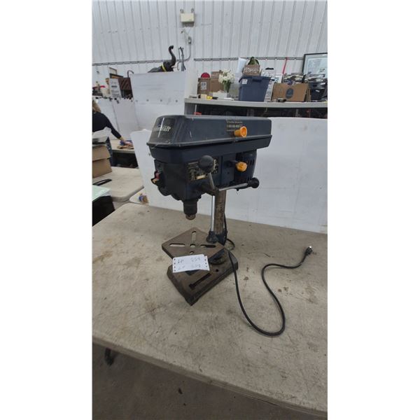 Mastercraft Model 55-1510-6 Benchtop Drill Press with Cast Iron Base and Work Table