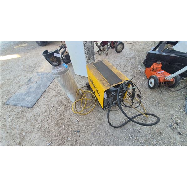 Deca Decastar 180E MIG-MAG Welding Machine, 230 Volt, with Gas Cylinder and Cables