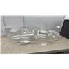 Image 1 : Clear Plastic Dry Food Storage Containers with Airtight Locking Lids, Various Sizes