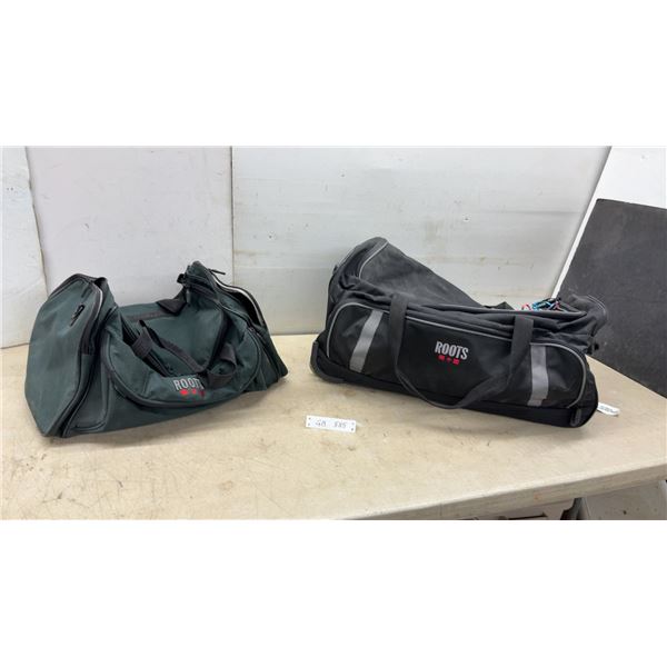Roots Duffle Bag and Roots Rolling Duffle Bag