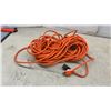 Image 2 : Orange and Yellow Extension Cords and Portable Work Light
