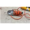 Image 4 : Orange and Yellow Extension Cords and Portable Work Light