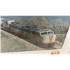 Image 3 : Framed Canadian Pacific "Piggyback Service" Print Featuring CPA-16-4 C-Liner Locomotive #4001