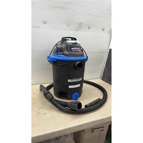 Mastervac 30L 4 Peak Horsepower Wet/Dry Vacuum with Hose and Crevice Tool