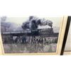 Image 3 : Framed Photograph of Canadian National Railways Steam Locomotive No. 6218 on Trestle Bridge