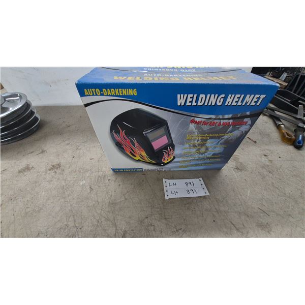 New Auto-Darkening Welding Helmet, Model AH5900, Solar Powered for ARC, MIG, TIG Welding