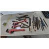 Image 1 : Assortment of Pipe Wrenches, Files, Tubing Cutter