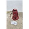 Image 4 : Vintage Adlake Kero Railroad Lantern with Red Ribbed Glass Globe