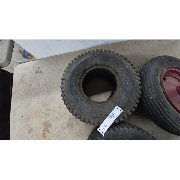 Carlisle Turf-Saver Lawn and Garden Tractor Tires, 15x6.00-6 and 13x6.5-6