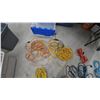 Image 5 : Assortment of Heavy-Duty Extension Cords in Yellow, Orange, Blue, Black, With Storage tub