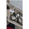Image 2 : Bin of Assorted Automotive Sealed Beam Headlights, Rectangular and Round