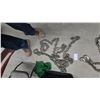 Image 2 : 3 Heavy-Duty Galvanized Steel Tow Chains with Grab and Clevis Hooks, 16' to 20'