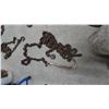 Image 2 : 6 Heavy-Duty Steel Transport Chains with Grab Hooks and J-Hook, 10' to 20'