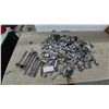 Image 1 : Large Lot of Husky Chrome Sockets, Extensions and Ratchets, 1/2” and 3/8” Drive, Some 1/4”