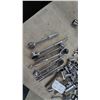 Image 2 : Large Lot of Husky Chrome Sockets, Extensions and Ratchets, 1/2” and 3/8” Drive, Some 1/4”